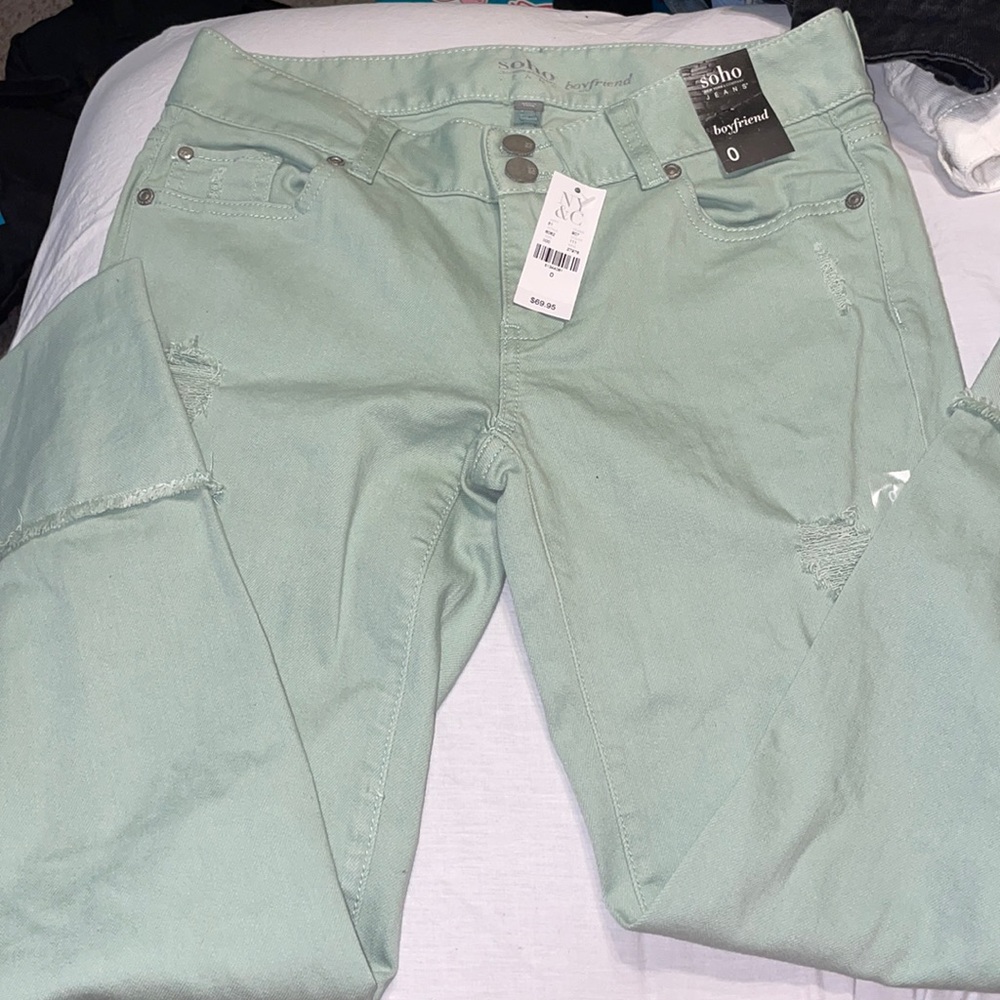 soho New York and Company jeans boyfriend size 0